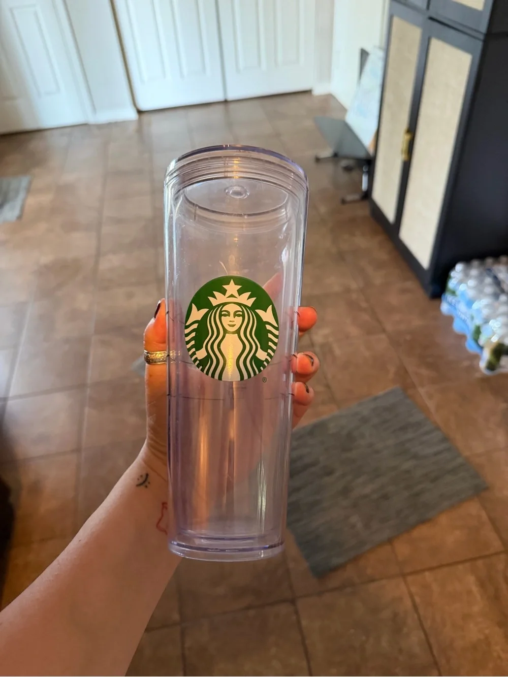 Starbucks Iridescent Teal, Purple & White Reusable Tumblers Set